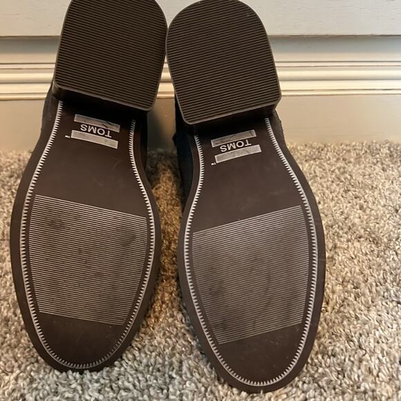 NEW Women's TOMS Lacy Bootie Forged Iron Grey Suede/Felt 5‎ $85 ankle boots Nice - Picture 13 of 16